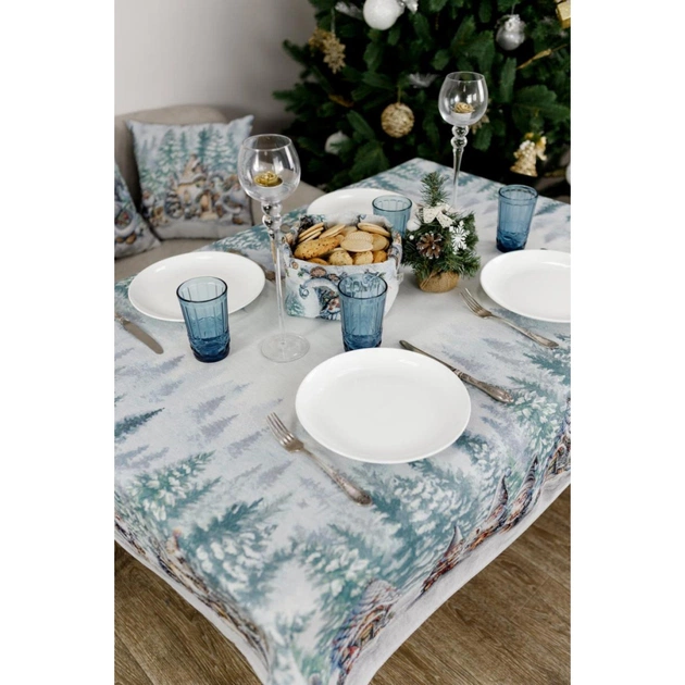 Скатертина Прованс гобеленова Казкові гноми 135х220 см (038449) - picture 11