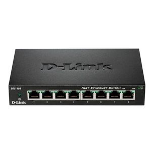 Комутатор мережевий D-Link DES-108 зображення 1