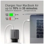 Зарядное устройство AXAGON 1xUSB-C PD67W + 1xUSB QC4+ PPS gray (ACU-PQ67) - уменьшенное изображение 6