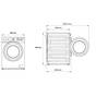 Пральна машина Beko BM1WFSU36233WB - зменшене зображення 7