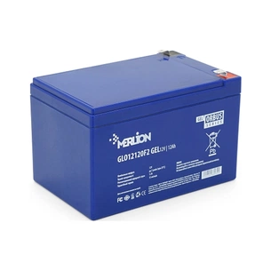Батарея до ДБЖ Merlion GLO 12V 12Ah GEL (GLO12120F2 GEL) зображення 1