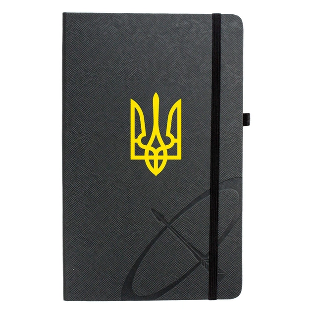 Ручка шариковая Parker IM 17 UKRAINE Black GT BP Трезубец + блокнот Parker + подар.упаковка GIFT24 (22032b24_T001y) - изображение 5