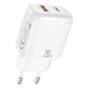 Зарядное устройство XO L158 (USB, USB-С, 3A) 20W White - уменьшенное изображение 1
