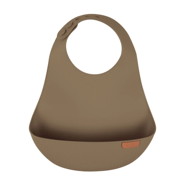 Нагрудничок Lovi Granola силіконовий, коричневий (51/031_bro) - picture 2