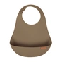 Нагрудничок Lovi Granola силіконовий, коричневий (51/031_bro) - preview 2
