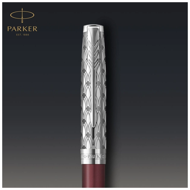 Ручка кулькова Parker SONNET 17 Metal & Red Lacquer CT BP (68 332) - picture 3