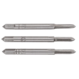 Мітчик Topex M3, крок 0.5 мм, 3 шт. (14A203) зображення 1