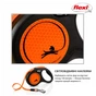 Повідець для собак Flexi New Neon стрічка S 5 м/ 15 кг помаранчевий (4000498032008) - зменшене зображення 9