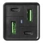 Зарядний пристрій Sandberg 4in1 2xUSB-C 2xUSB PD 65W QC 3.0 20W (441-45) - зменшене зображення 2