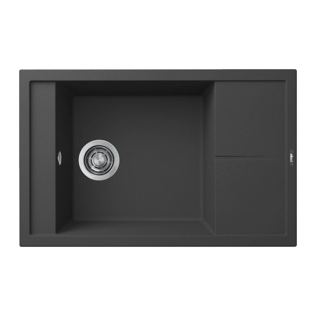 Мийка кухонна Elleci UNICO 305 nero 40 - зображення 1