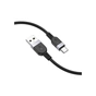 Дата кабель USB 2.0 AM to USB-C 1.0m silicone X109 Energy black HOCO (6942007636247) - зменшене зображення 2