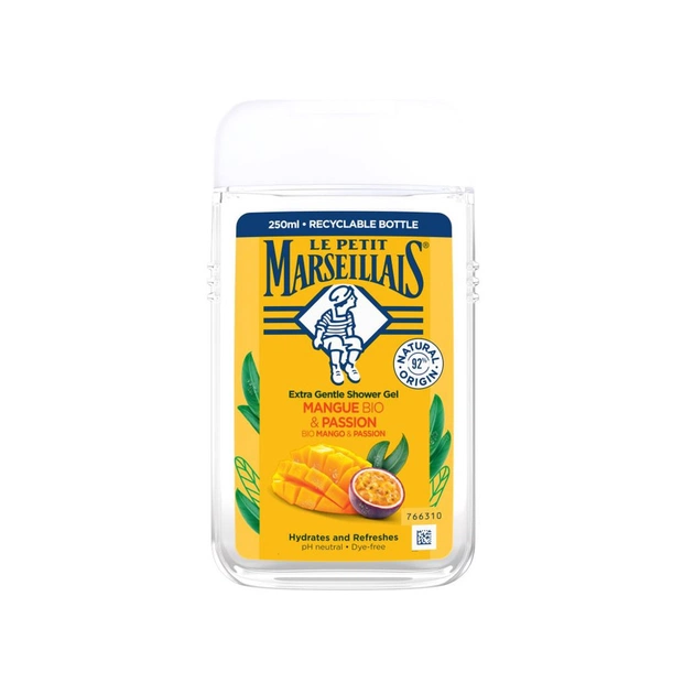 Гель для душу Le Petit Marseillais БІО Манго та Маракуя 250 мл (3574661711546) - picture 1