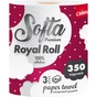 Паперові рушники Chisto Softa Royal Roll 3 шари 350 відривів 1 рулон (4823098414759) - зменшене зображення 1