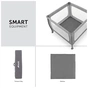 Дитячий манеж Hauck Sleep N Play SQ Nordic Grey (60649-0) - зменшене зображення 10