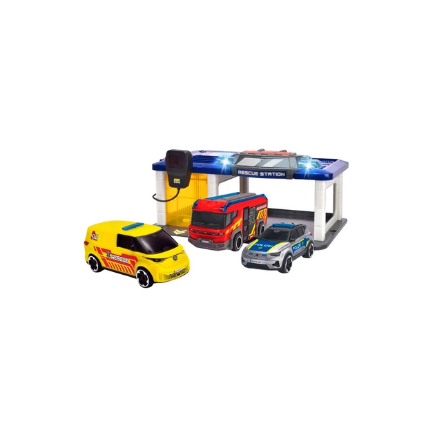 Спецтехніка Dickie Toys набір Рятувальна станція (3716027) - зображення 1