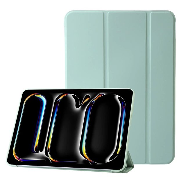 Чохол до планшета BeCover Tri Fold Soft TPU Silicone Apple iPad Pro 11" M5 2025 Light Green (715992) - зображення 1