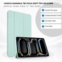 Чохол до планшета BeCover Tri Fold Soft TPU Silicone Apple iPad Pro 11" M5 2025 Light Green (715992) - зменшене зображення 1