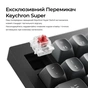 Клавіатура Keychron V1 8K Keychron Super Red Switch RGB USB UA Black (V1W-D1-UA) - зменшене зображення 10