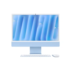 Комп'ютер Apple 24" iMac Retina 4.5K / Apple M4 (10-c/CPU, 10-c/GPU), 16, 256, Silver (MWV33UA/A) зображення 1