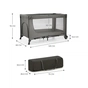 Дитячий манеж Kinderkraft Joy 2 Dark Grey (5902533925117) - зменшене зображення 6