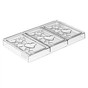 Форма для шоколаду Silikomart Tesoro T 150x70 h10 мм 74 мл x 3 (CH036 - TESORO T) - зменшене зображення 2