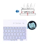 Клавіатура BeCover Bluetooth UA Purple (713409) - зменшене зображення 3