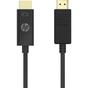 Кабель мультимедійний DisplayPort to HDMI 3.0m 4K 60hz Active (40902160) HP (DHC-DP04-03M) - зменшене зображення 1