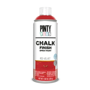 Фарба-аерозоль Pintyplus на водній основі Chalk-finish, Червоний оксамит, 400 мл (8429576235609) зображення 1