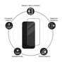 Скло захисне Drobak Apple iPhone 16e Black (383877) - зменшене зображення 4
