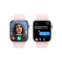 Смарт-годинник Apple Watch Series 9 GPS 41mm Pink Aluminium Case with Light Pink Sport Band - S/M (MR933QP/A) - зменшене зображення 6