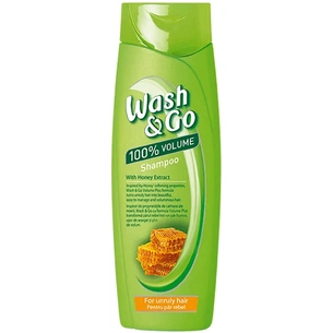 Шампунь Wash&Go з екстрактом меду для неслухняного волосся 400 мл (8008970042220) зображення 1
