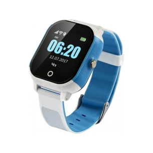 Смарт годинник-телефон GoGPS К23 blue/white дитячий з GPS трекером (K23BLWH) зображення 1