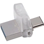 USB флеш накопичувач Kingston 128GB DataTraveler microDuo 3C USB 3.0/Type C (DTDUO3C/128GB) - зменшене зображення 4