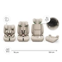 Автокресло Kinderkraft Comfort Up 2 Plus i-Size Beige (KCCOUP02BEGPL00) (5902533931460) - уменьшенное изображение 9
