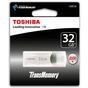 USB флеш накопичувач Toshiba 32Gb KAMOME White USB 2.0 (THNU32KAMWHT(6) - зменшене зображення 3