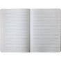 Книга записная Buromax Tweed 125x195 мм 96 листов в линию обложка из искусственной кожи Бордовая (BM.291263-13) - уменьшенное изображение 4