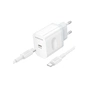 Зарядное устройство BOROFONE USB-C PD20W + cable USB-C to USB-C white (6941991121371) - уменьшенное изображение 4