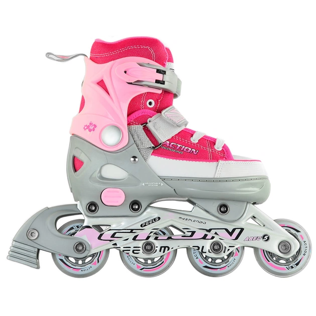 Роликові ковзани Action Anny Рожеві 33-36 (PW-126B-13-2PINK/33-36) - изображение 1