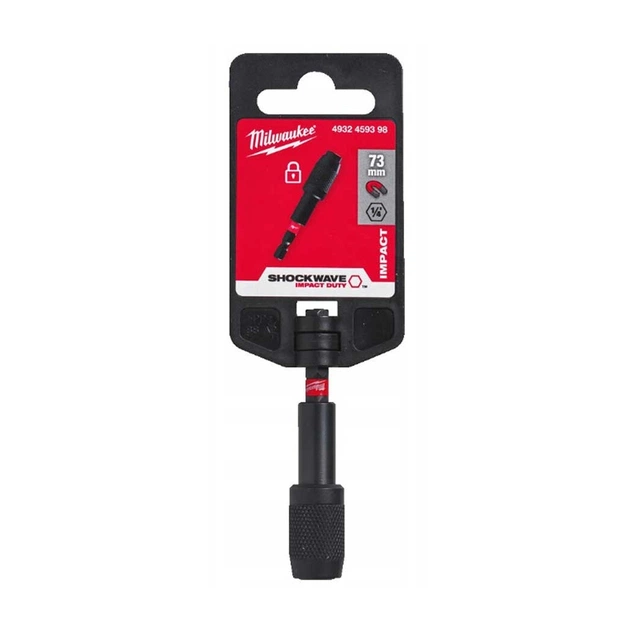 Тримач для біт Milwaukee магнітний ShW, з фіксатором, 73мм (4932459398) - picture 3