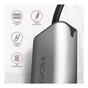 Перехідник USB-C to RJ45 Ethernet 2500Mbps gray AXAGON (ADE-25RC) - зменшене зображення 8