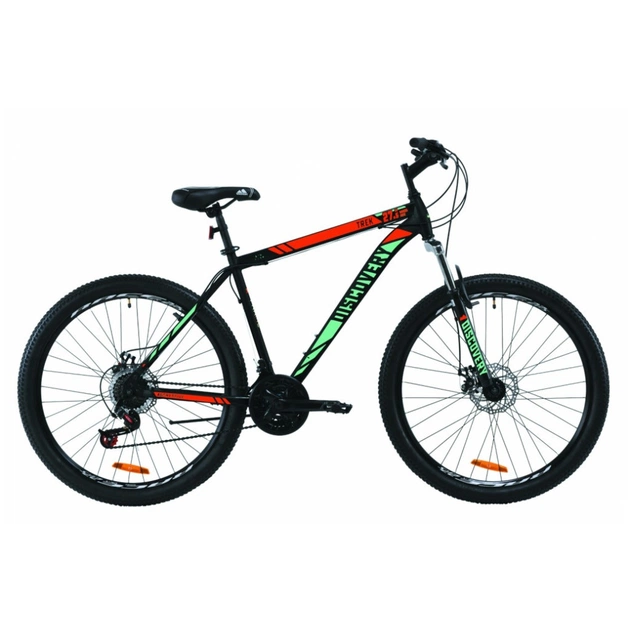 Велосипед Discovery 27.5" TREK AM DD рама-17,5" St 2020 чорно-червоний з бірюзовим (OPS-DIS-27.5-010) - изображение 1