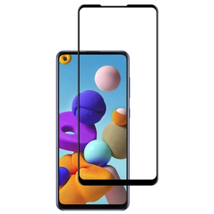 Скло захисне ACCLAB Full Glue Samsung A21s Black (1283126508547) зображення 1