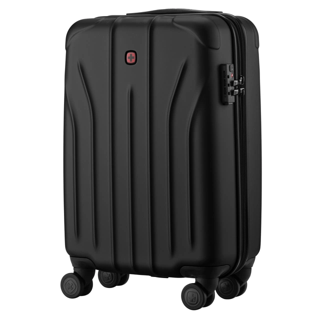 Валіза Wenger Oryson, мала, пластик, 4 колеса, чорна (653163) - зображення 2