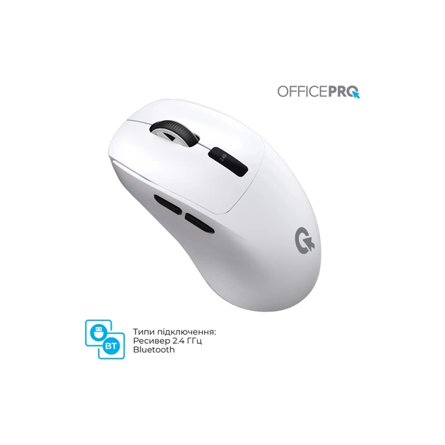 Мишка OfficePro M398W Wireless/Bluetooth White (M398W) - picture 11