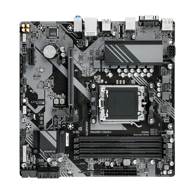 Материнська плата GIGABYTE A620M DS3H - зображення 1
