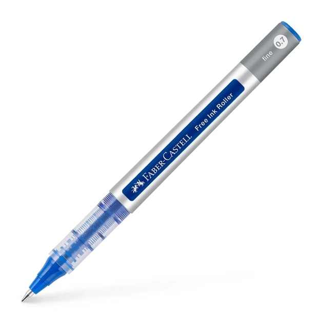 Роллер Faber-Castell Free Ink rollerball, цвет чернил синий, 0,7 мм, одноразовая (29136) - изображение 1