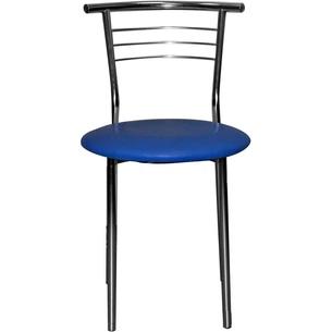 Кухонний стілець Примтекс плюс 1011 chrome S-5132 Синий (1011 chrome S-5132) (1011 chrome S-5132) зображення 1