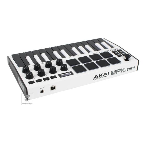 MIDI-клавіатура Akai MPK MINI MK3 White (230878) - picture 3