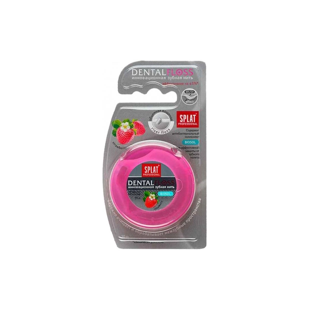 Зубна нитка Splat Professional Dental Floss з ароматом полуниці 30 метрів (4603014001757) - изображение 1