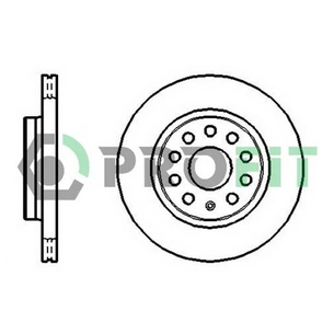 Гальмівний диск Profit 5010-1165 зображення 1
